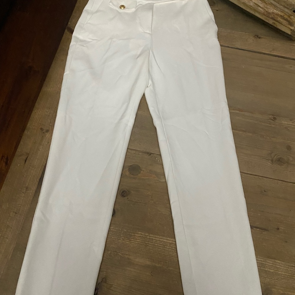 Veronica Beard White Dress Pants
